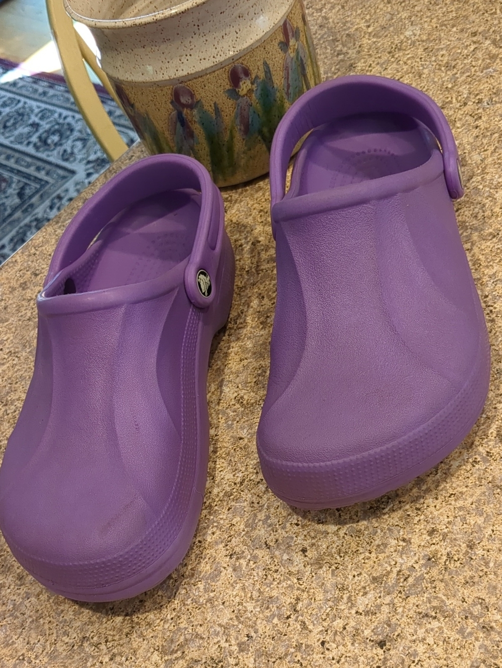 Crocs Purple Slip On Clogs M8 W10